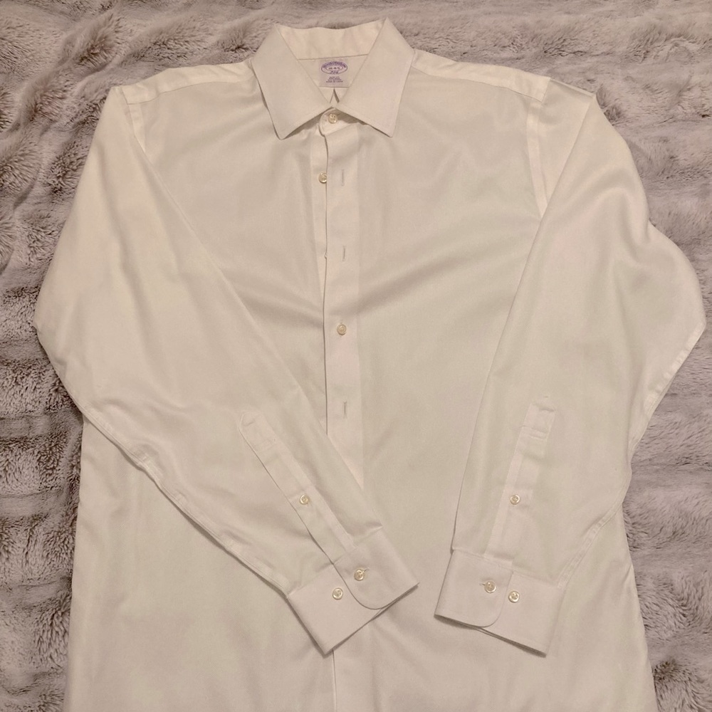 Brooks Brothers Dress Shirt Slim Fit Size 16 34/35